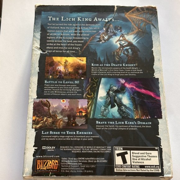 World of War Craft Wrath of The Lich King Expansion PC - Picture 2 of 5